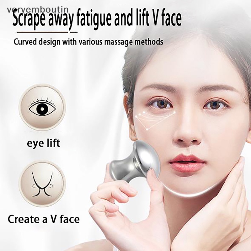Trong máy mát xa bằng thép không gỉ làm đẹp da mặt hình nấm mát xa chăm sóc mắt cổ dụng cụ giảm béo massage cơ thể giảm căng thẳng n