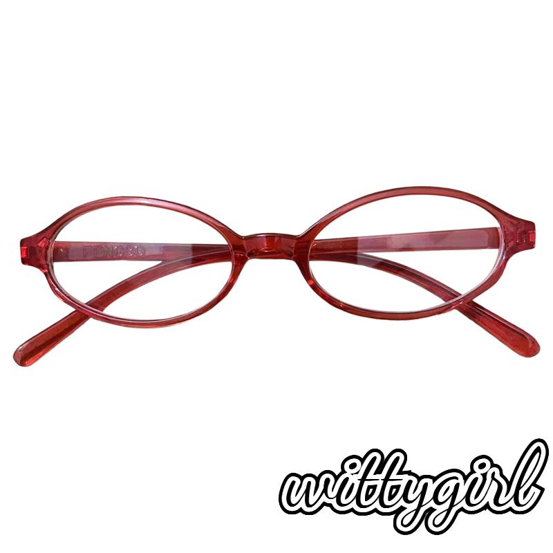 Mắt Kính Hình oval Thời Trang Phong Cách retro Dành Cho Nữ