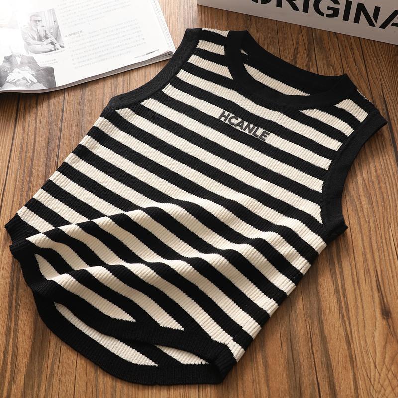 Hàng đã sẵn sàng bán nóng phong cách mới nhật bản hàn quốc  trẻ em phiên bản hàn quốc thời trang mùa hè áo vest nhỏ bé gái mùa hè phong cách mới thoáng khí i-shaped vest