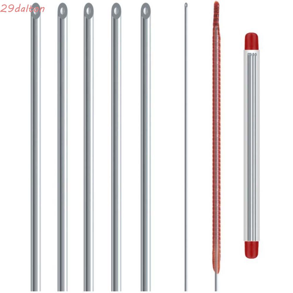 Dalton dụng cụ câu cá kim khí rỗng 5 chiếc / bộ thâm nhập giun đất dụng cụ câu cá phụ kiện câu cá kim nhanh mồi trên