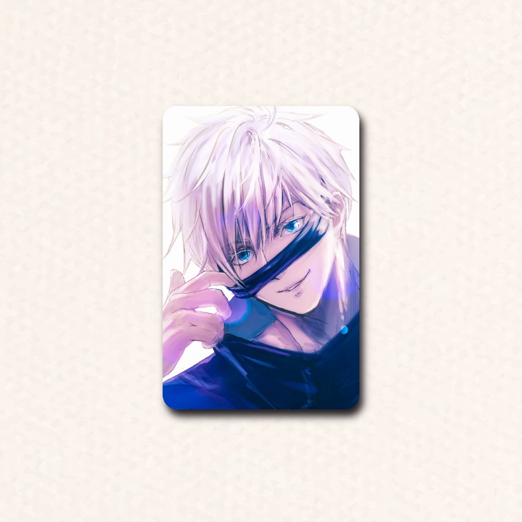 FREESHIP ⭐️ Card Bo Góc Gojo Satoru Trong  Jujutsu Kaisen - Cán Màng Nhám Chống Xước - Kháng Nước Nhẹ