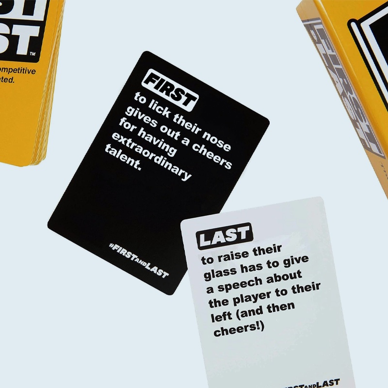 First and Last - The Party Drinking Classic Card Game