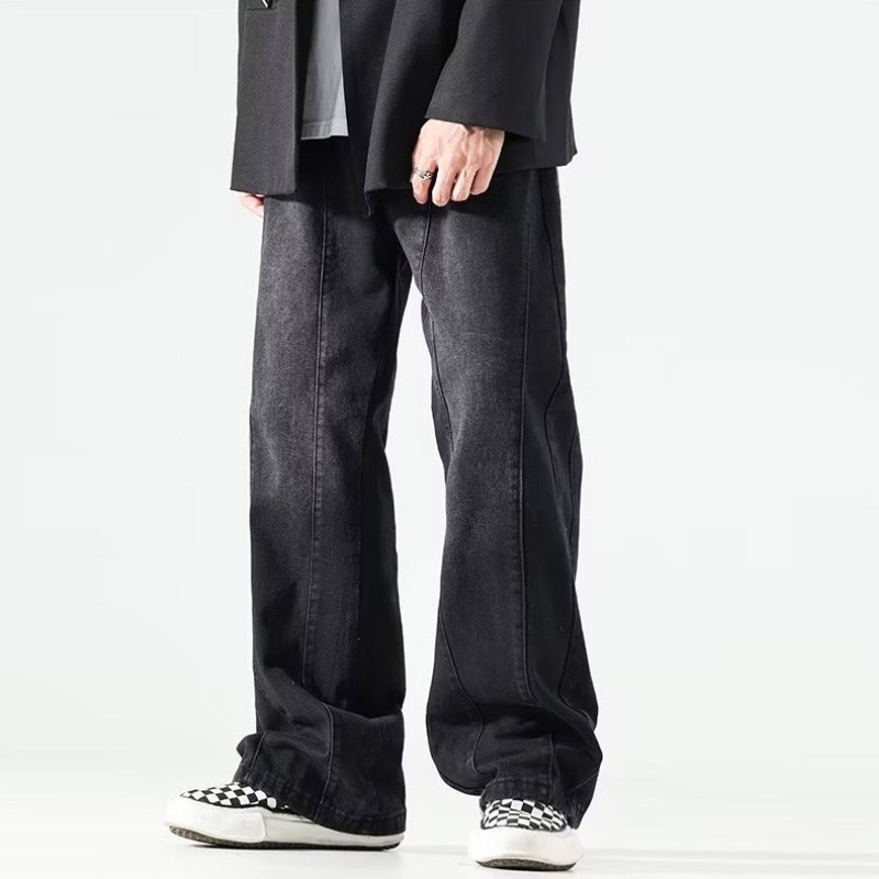 Quần jean VUNC ống suông thời trang đơn giản dành cho nam