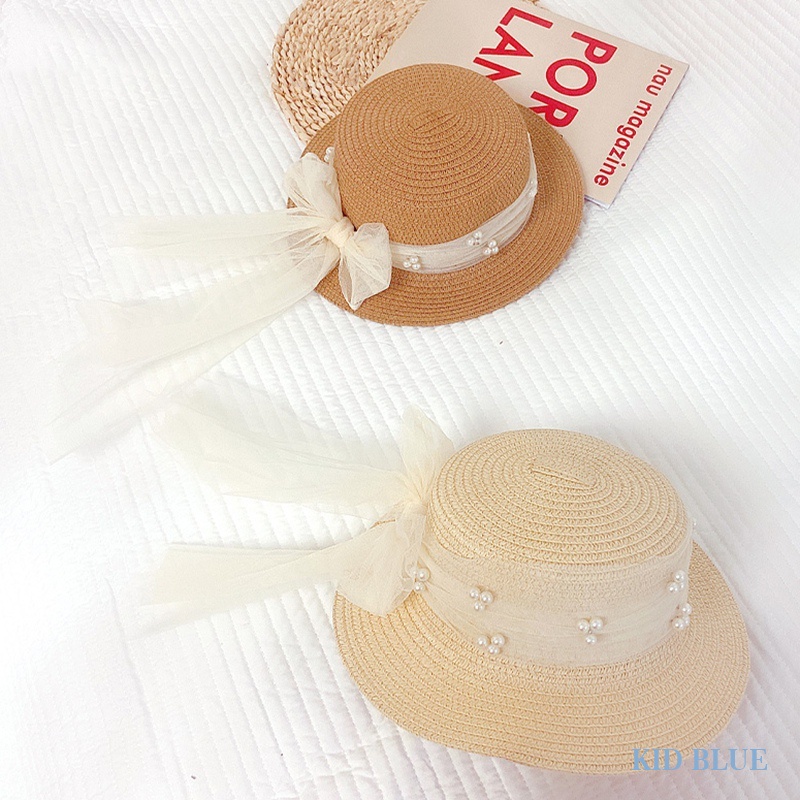 Mũ Cói Rộng Vành Chống Nắng Thiết Kế Mới Thời Trang Mùa Hè Dành Cho Bé