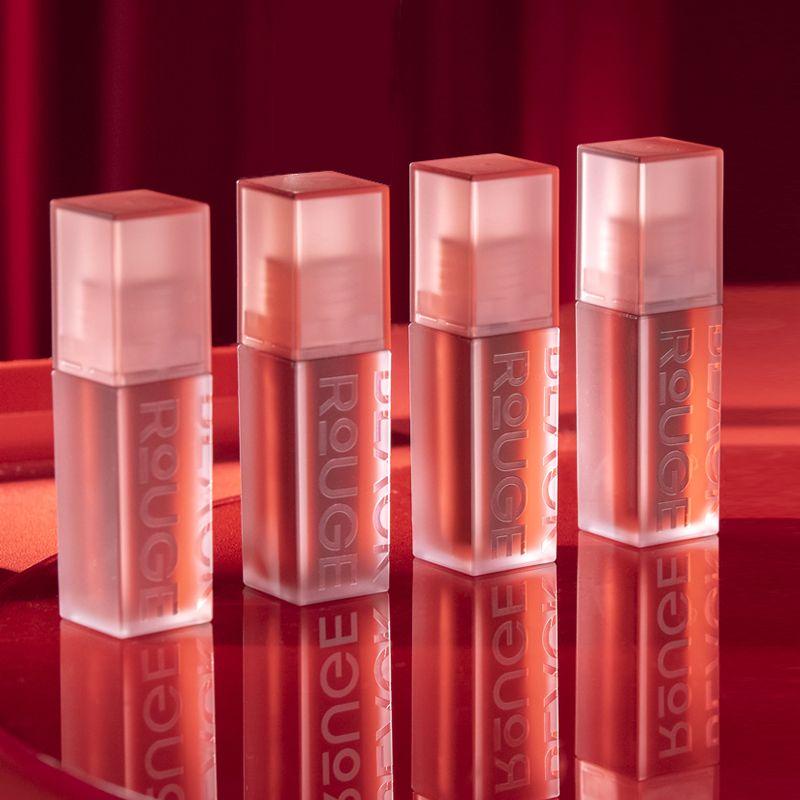 BLACK ROUGE Son Môi Màu Đen Bóng Lâu Trôi Dưỡng Ẩm Phong Cách Hàn Quốc