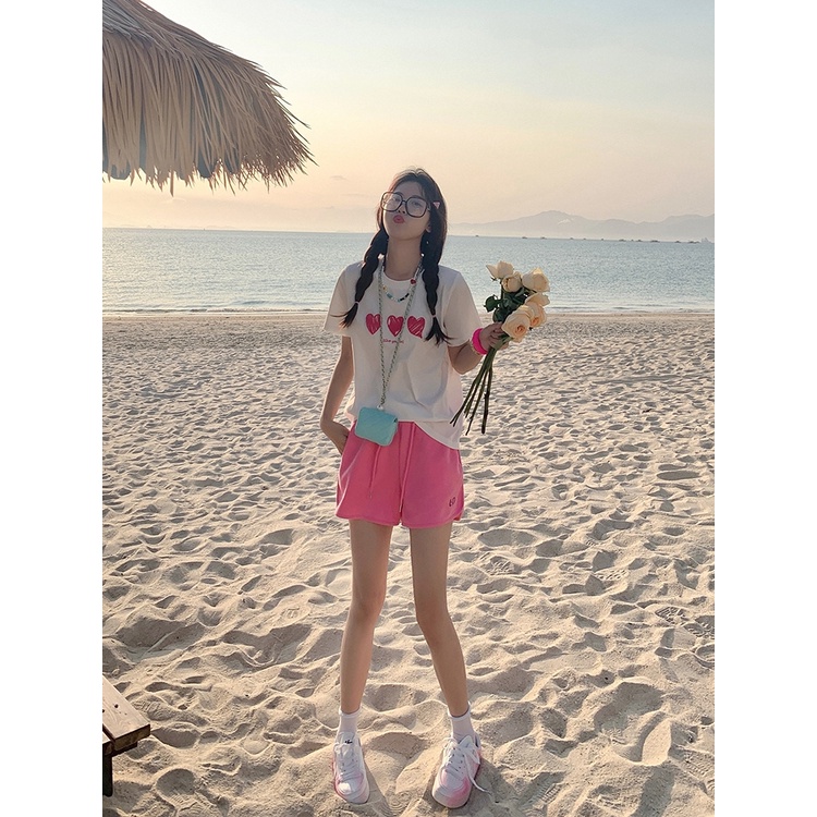 Quần short NRVP thể thao dáng rộng phong cách Hàn Quốc thời trang