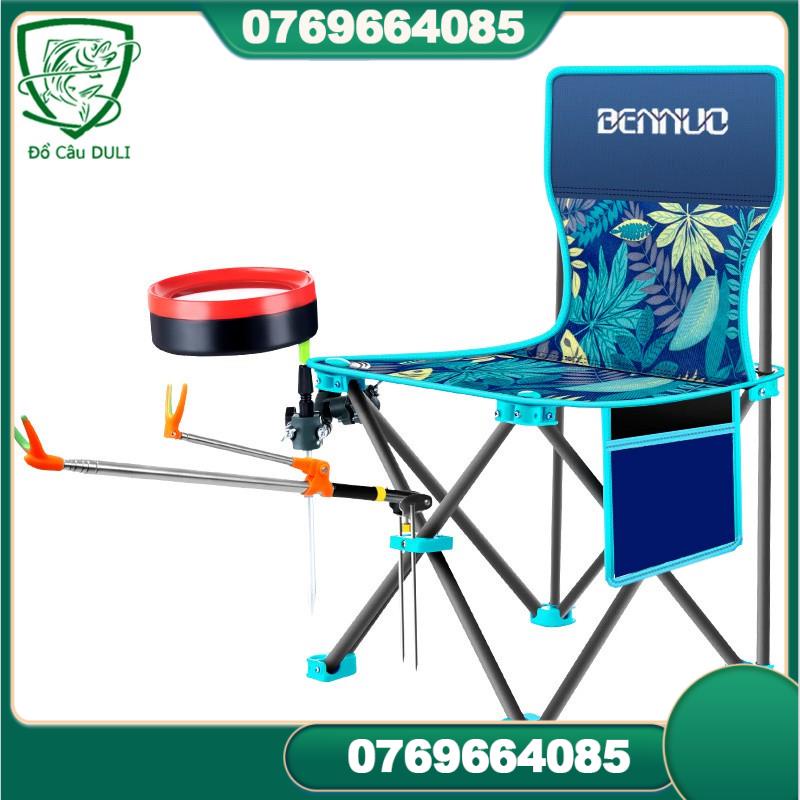 Ghế Xếp, Ghế Câu Cá Hạ Bích gấp gọn mini bỏ túi dễ dàng mang đi du lịch , dã ngoại KK-7 -Đồ Câu Việt Long