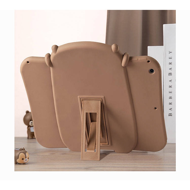 Ốp silicon hoạt hình mỏng chống rơi/ Cường lực thích hợp cho Apple Air1/2 9 10.2