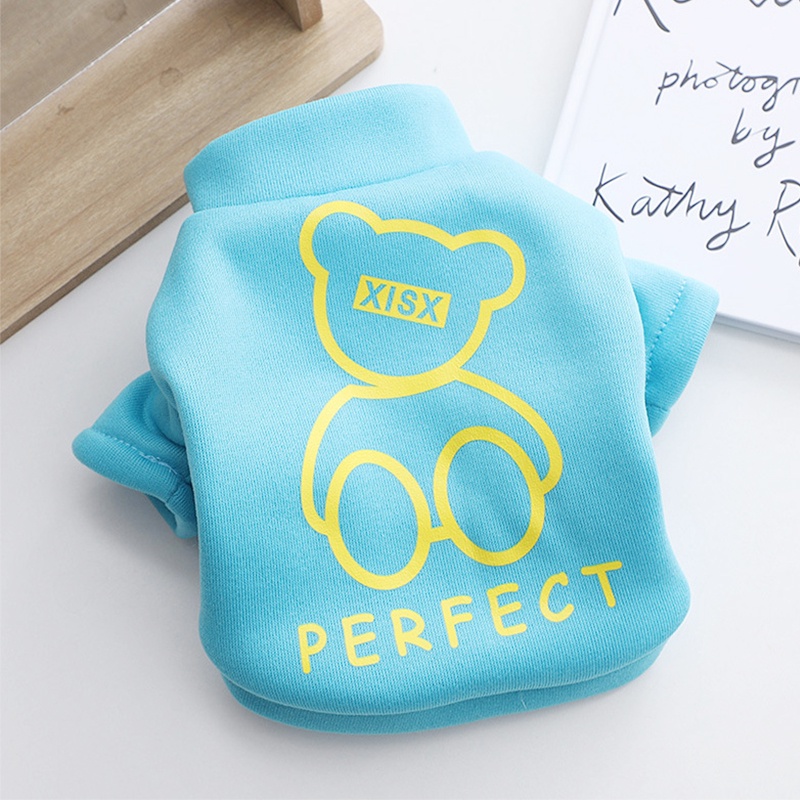 Áo Khoác Mùa Đông Ấm Áp Có Mũ Trùm Hình Gấu Dễ Thương Kích Thước Nhỏ Vừa Và Nhỏ Cho Chó Chihuahua Yorkie