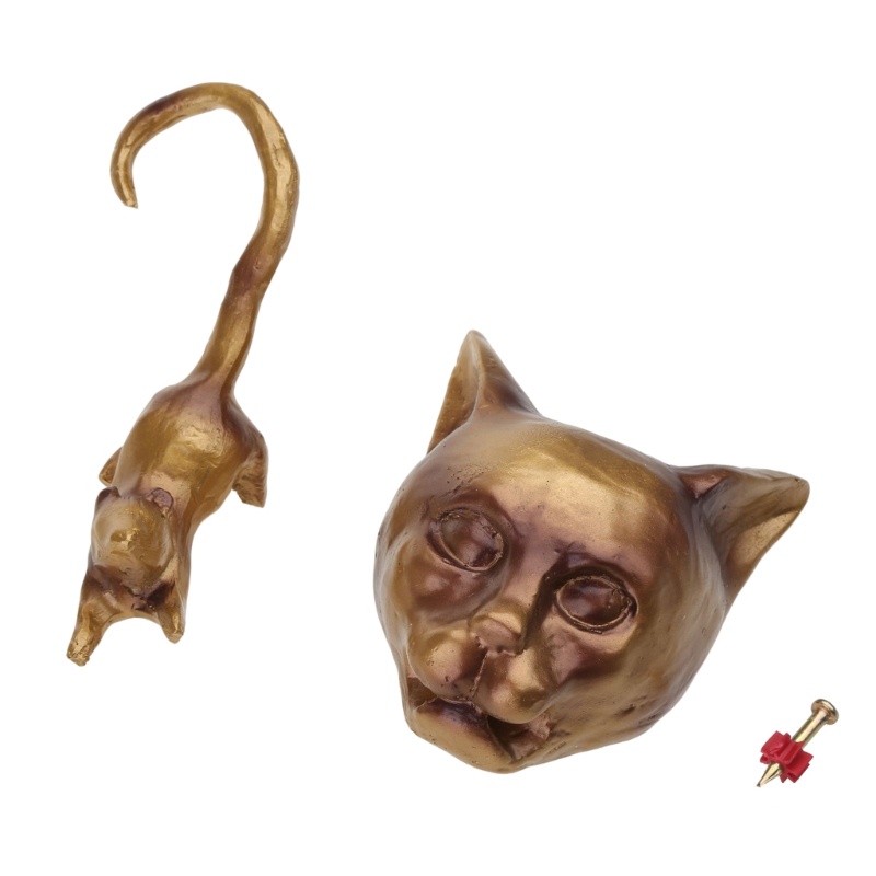 Miếng Dán Trang Trí Cửa Xe Hơi Hình Chuột Bắt Chuột Bằng Nhựa Độc Đáo