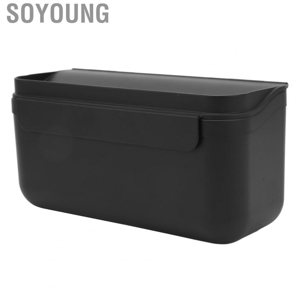Soyoung Center Console Side Organizer Neat Storage Easy Access Black Portable Replacement for Tesla Model 3 Y
