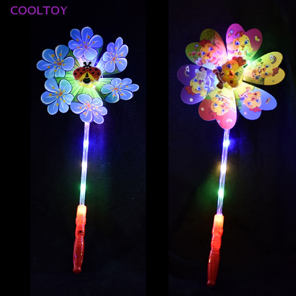 Cooltoy Đồ Chơi Cối Xay Gió Có Đèn Led Phát Sáng Màu Sắc Ngẫu Nhiên