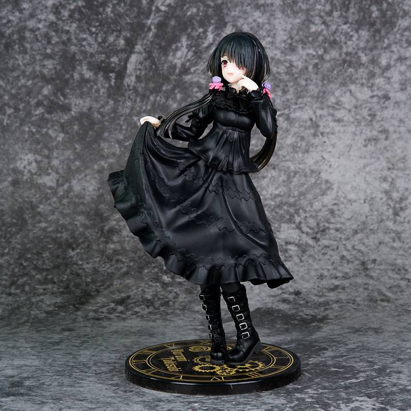 Mô Hình Búp Bê Nhân Vật Tokisaki Kurumi Mặc Đầm Đen Trong Date A Live NS3