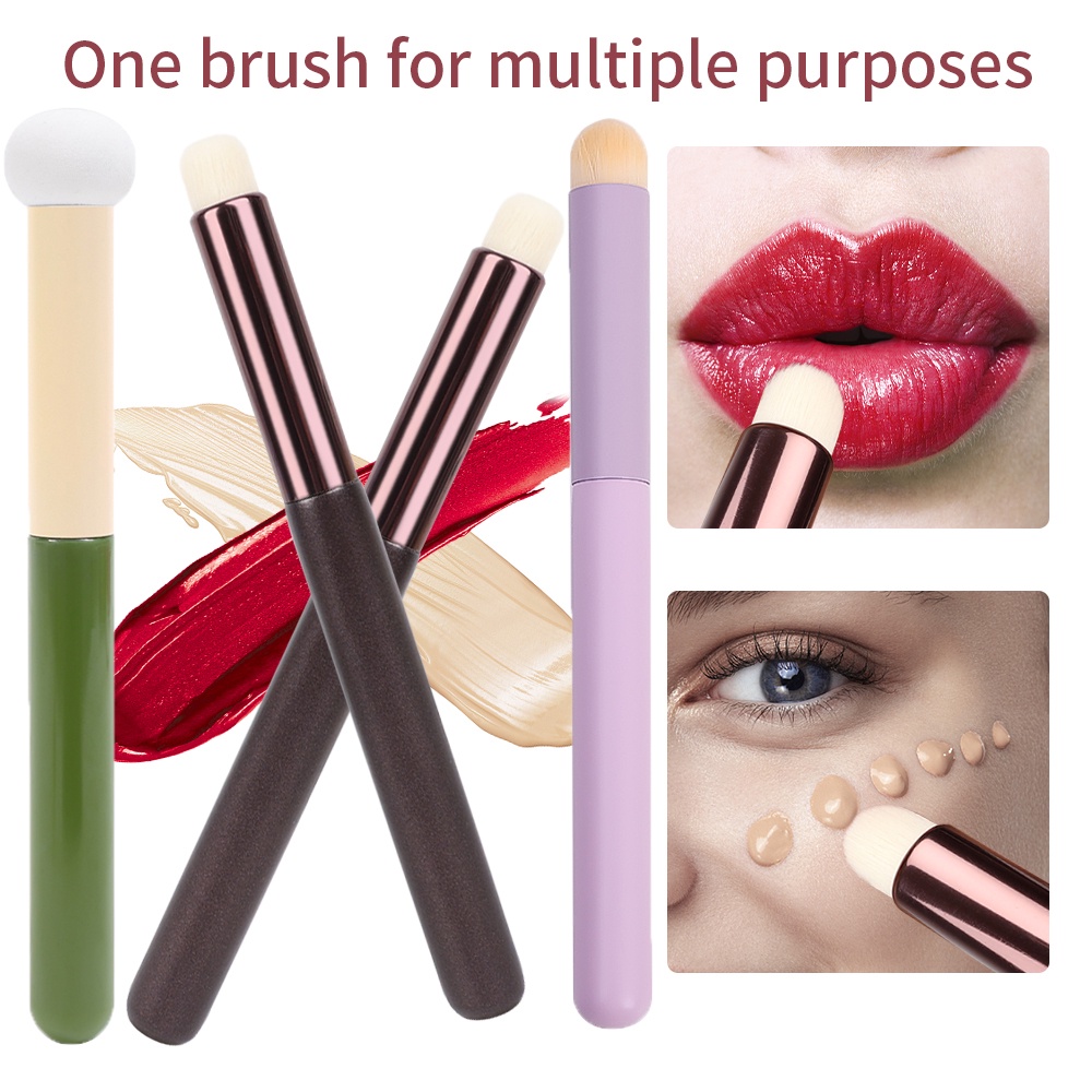 Cọ Trang Điểm Mặt Đa Năng Đầu Tròn Dễ Thương