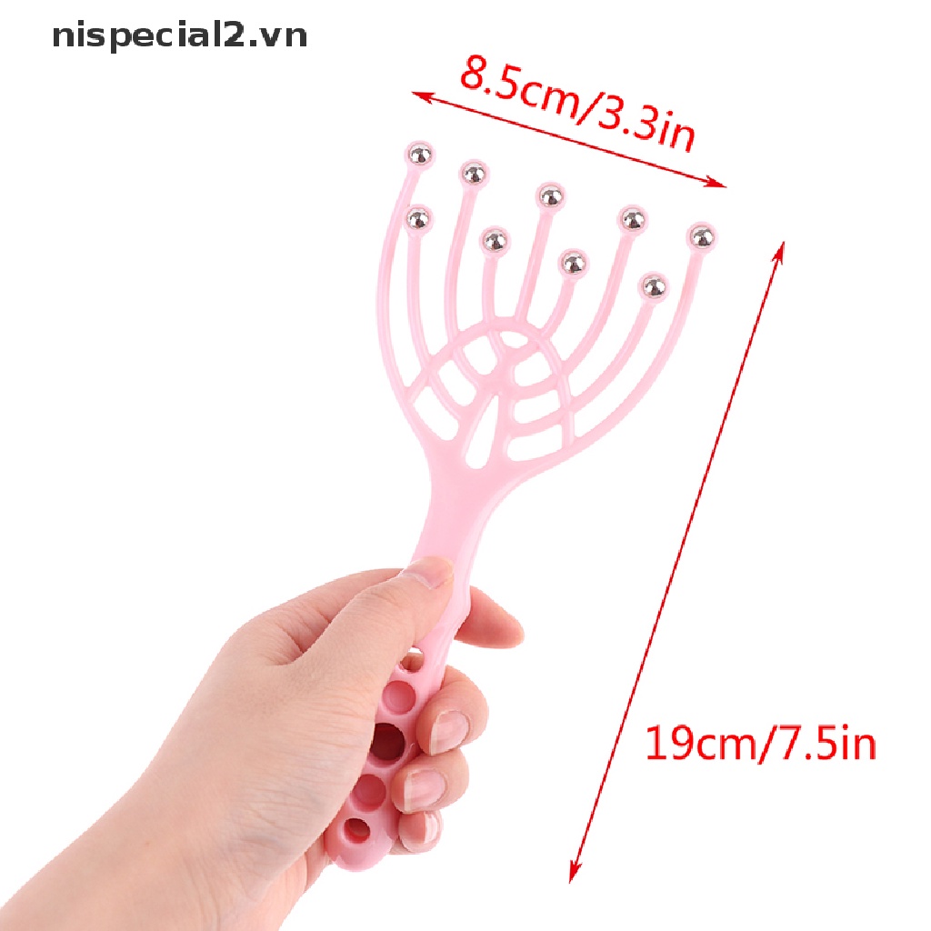 Dụng Cụ Mát Xa Da Đầu Hình Bạch Tuộc Giúp Giảm Căng Thẳng