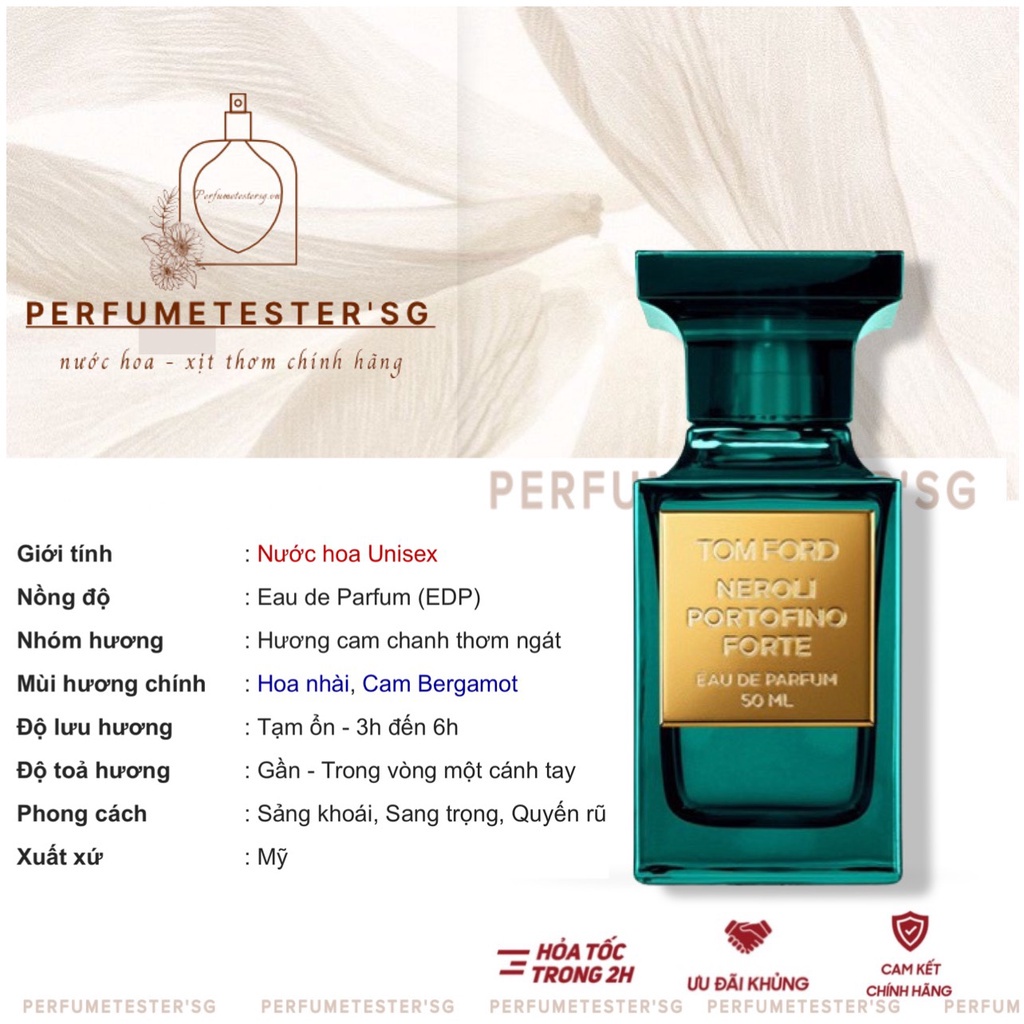 Nước Hoa Tom Ford Neroli Portofino -perfumetester