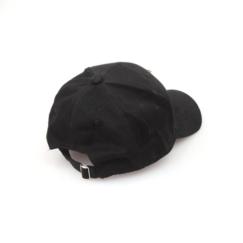 Mũ Lưỡi Trai Chống Nắng Màu Sắc Đơn Giản Trang Trí Vòng Kim Loại Thời Trang Mùa Hè Cho Nữ