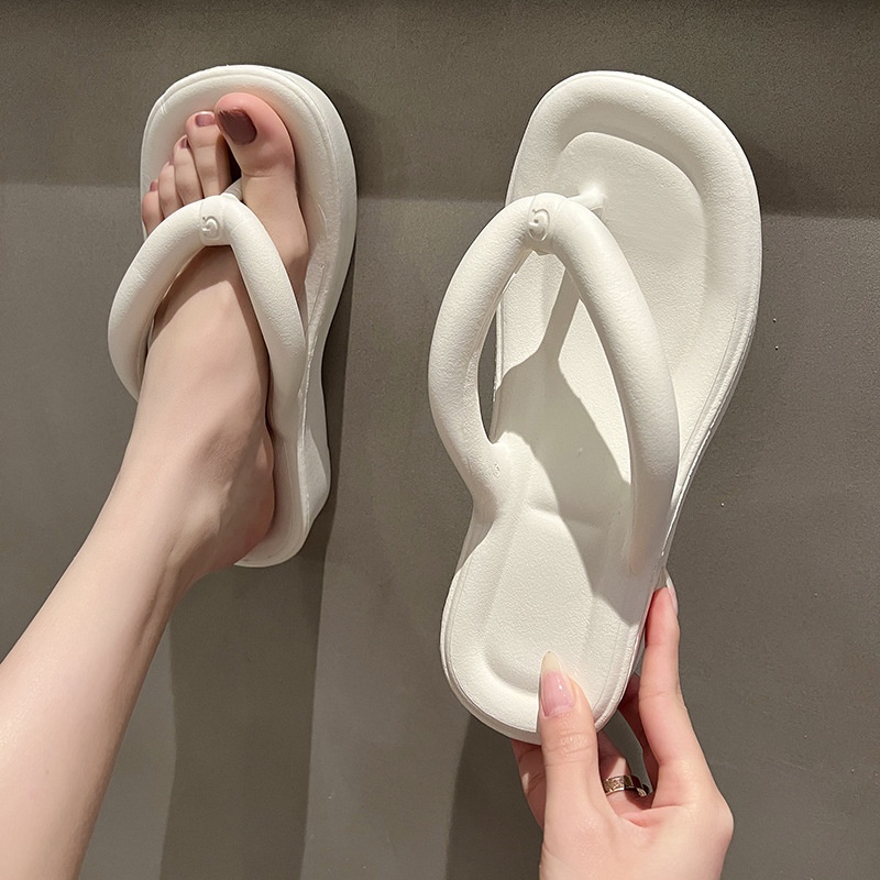 Dép Xỏ Ngón Đế Xuồng EVA Mềm Mại Chống Trượt Thời Trang Đi Biển Mùa Hè Cho Nữ