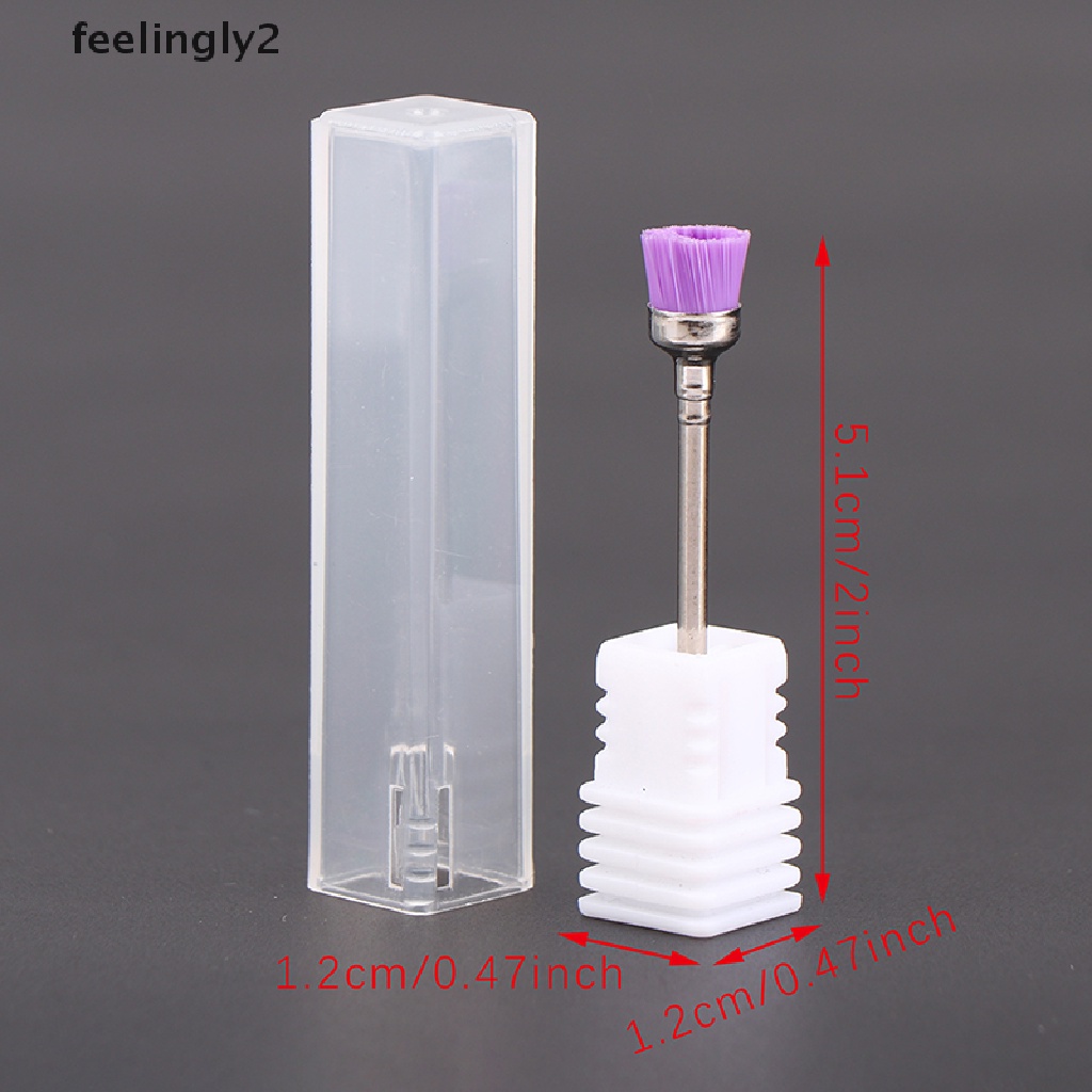 1 Bàn Chải Dũa Móng Tay Kích Thước 2.35mm Chuyên Dụng Chất Lượng Cao