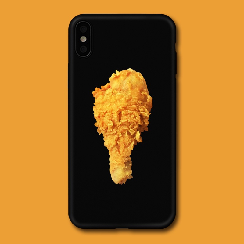 Ốp Điện Thoại Silicone In Hình Gà Chiên Cho Iphone 13 Pro 11 Max X Xr 6s 7 8 Plus 12 Mini Xs Se 14 Pro