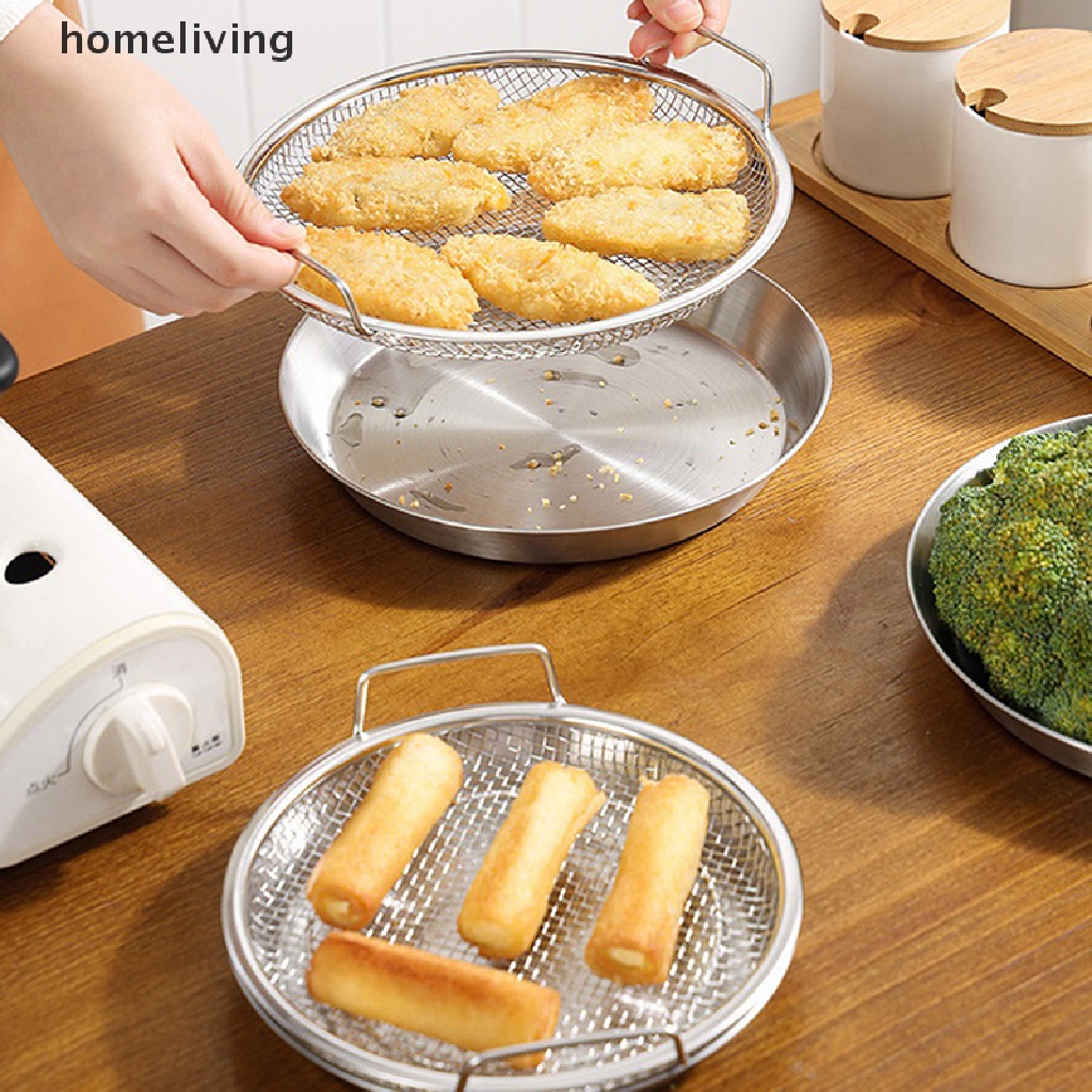 1 Muỗng Lọc Ráo Dầu Bằng Thép Không Gỉ Tiện Dụng Cho Nhà Bếp