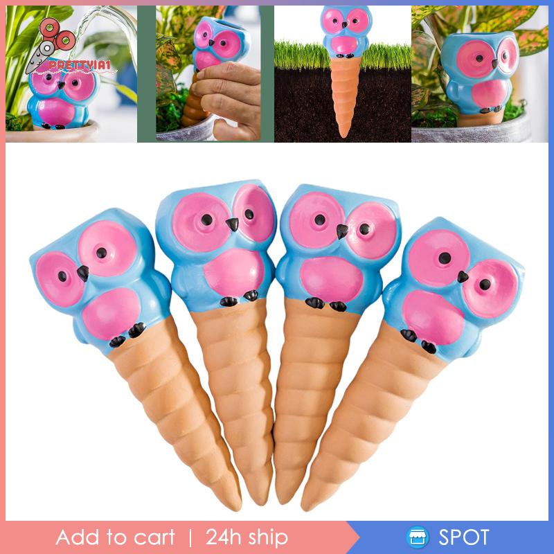 [Prettyia1] Vòi Tưới Nước Tự Động Hình Chim Cú Thiết Kế Tiện Lợi Cho Sân Vườn