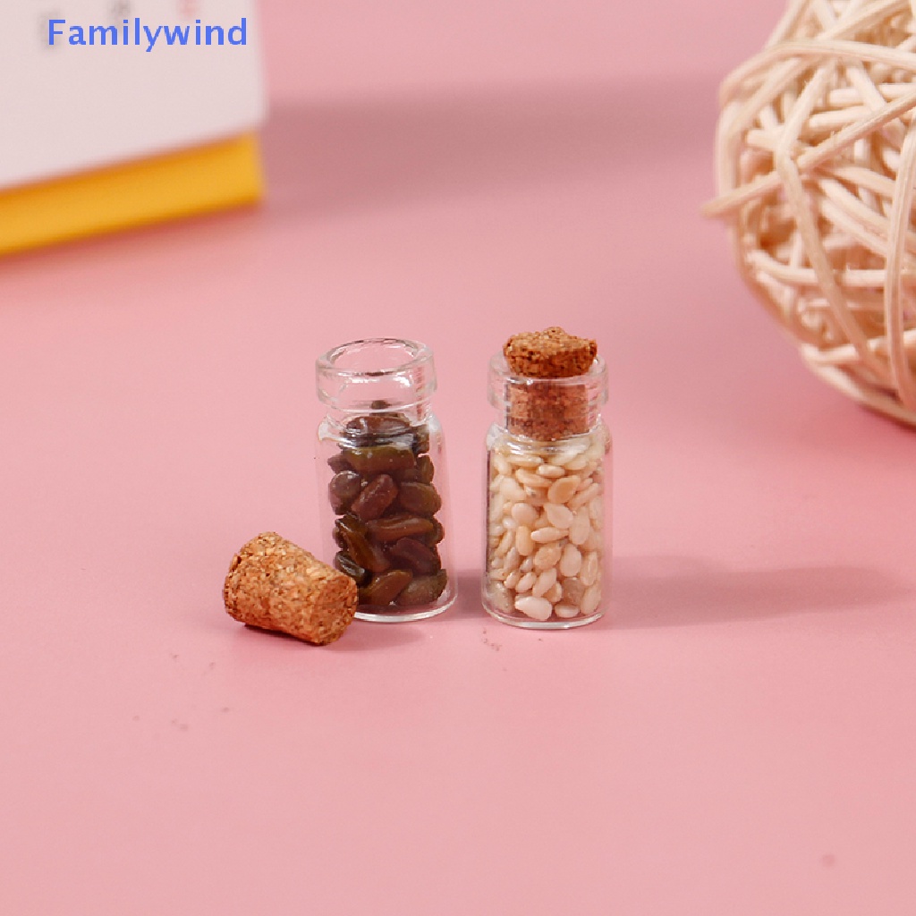 Bộ 2 Hũ Đựng Gia Vị Đồ Chơi Búp Bê Cỡ 1 / 12