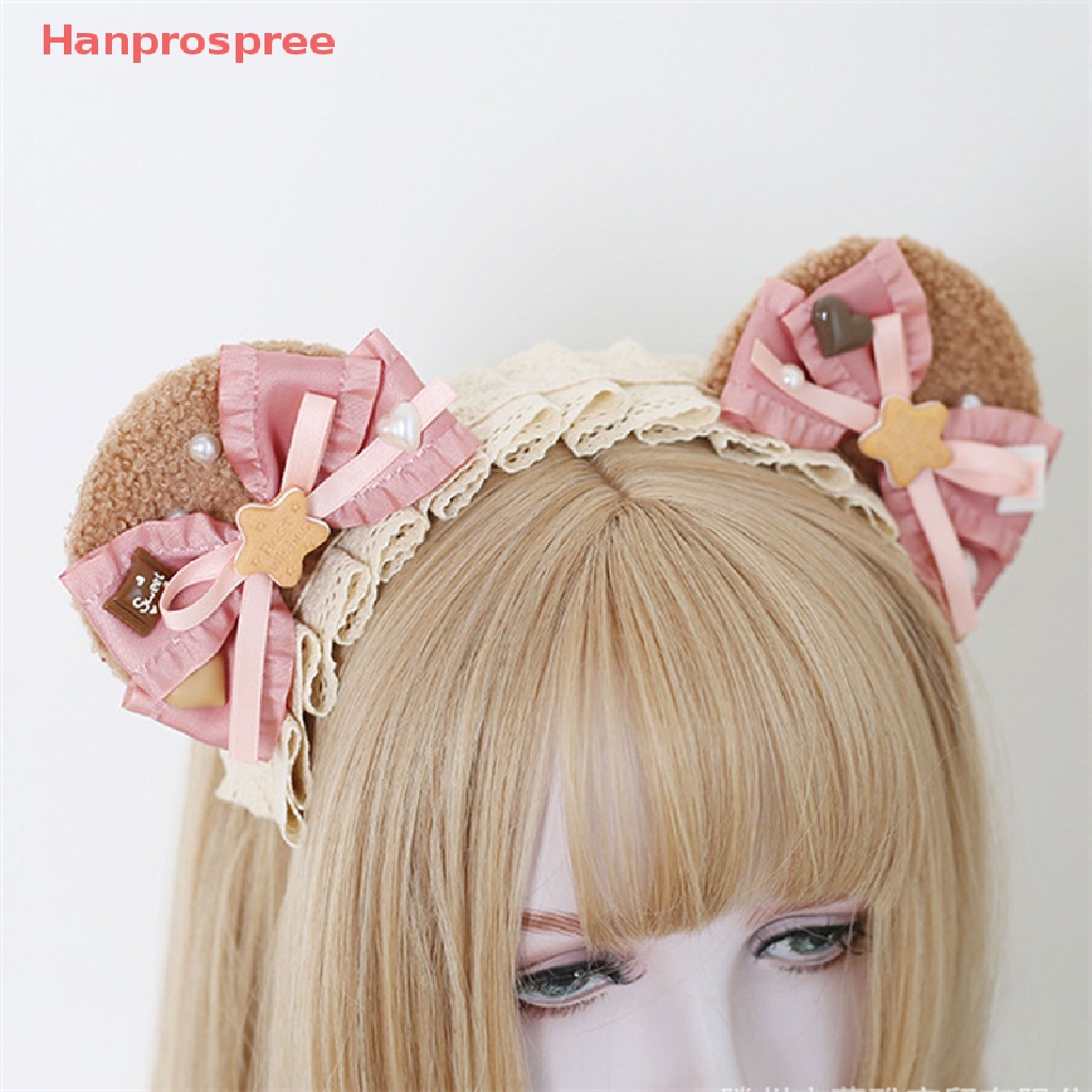 Hanprospree > Băng Đô Tai Gấu Bông Hóa Trang Lolita KC