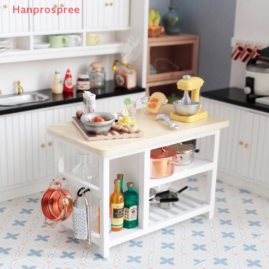 Hanprospree > Giỏ Đựng Đồ Dùng Nhà Bếp Nhiều Tầng Có Móc Treo Trang Trí Nhà Búp Bê 1: 12 Tốt