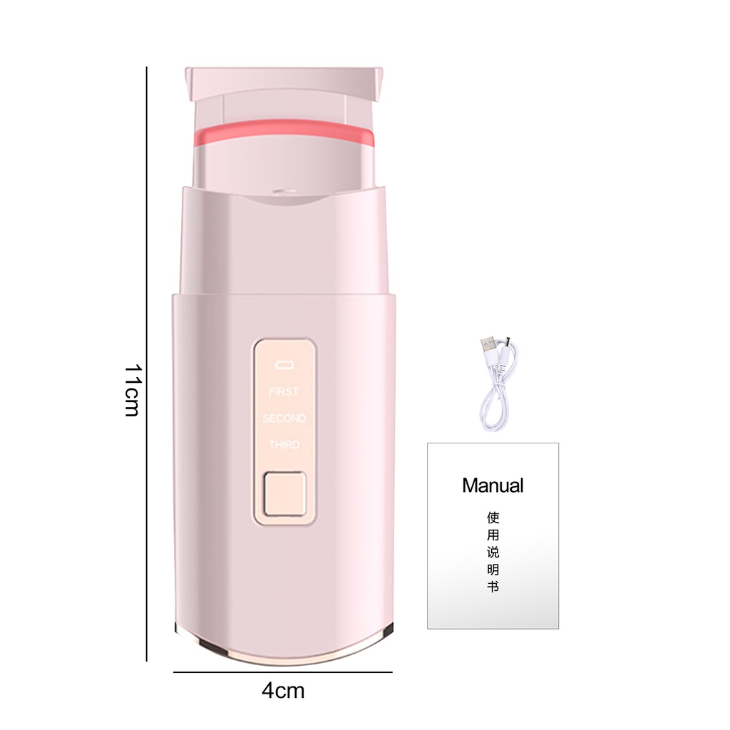 Dụng Cụ Uốn Lông Mi Thông Minh Bằng Điện ABS Lâu Trôi Cổng USB 1.2W 500mAh