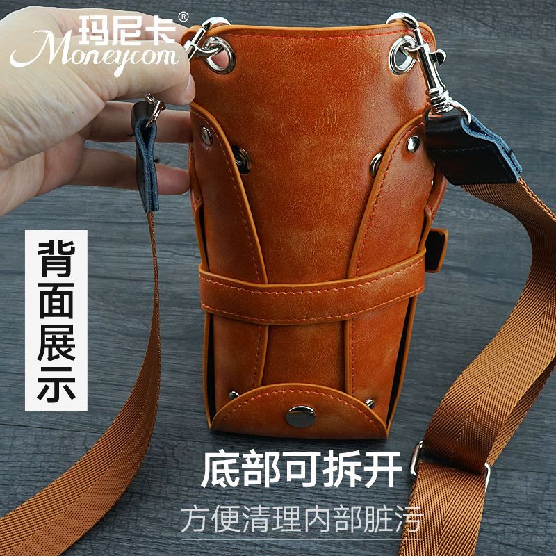 Túi Đựng Kéo Cắt Tóc Đeo Vai / Hông Màu Xanh Lá Đậm Kiểu Retro Chuyên Dùng Cho Thợ Cắt Tóc