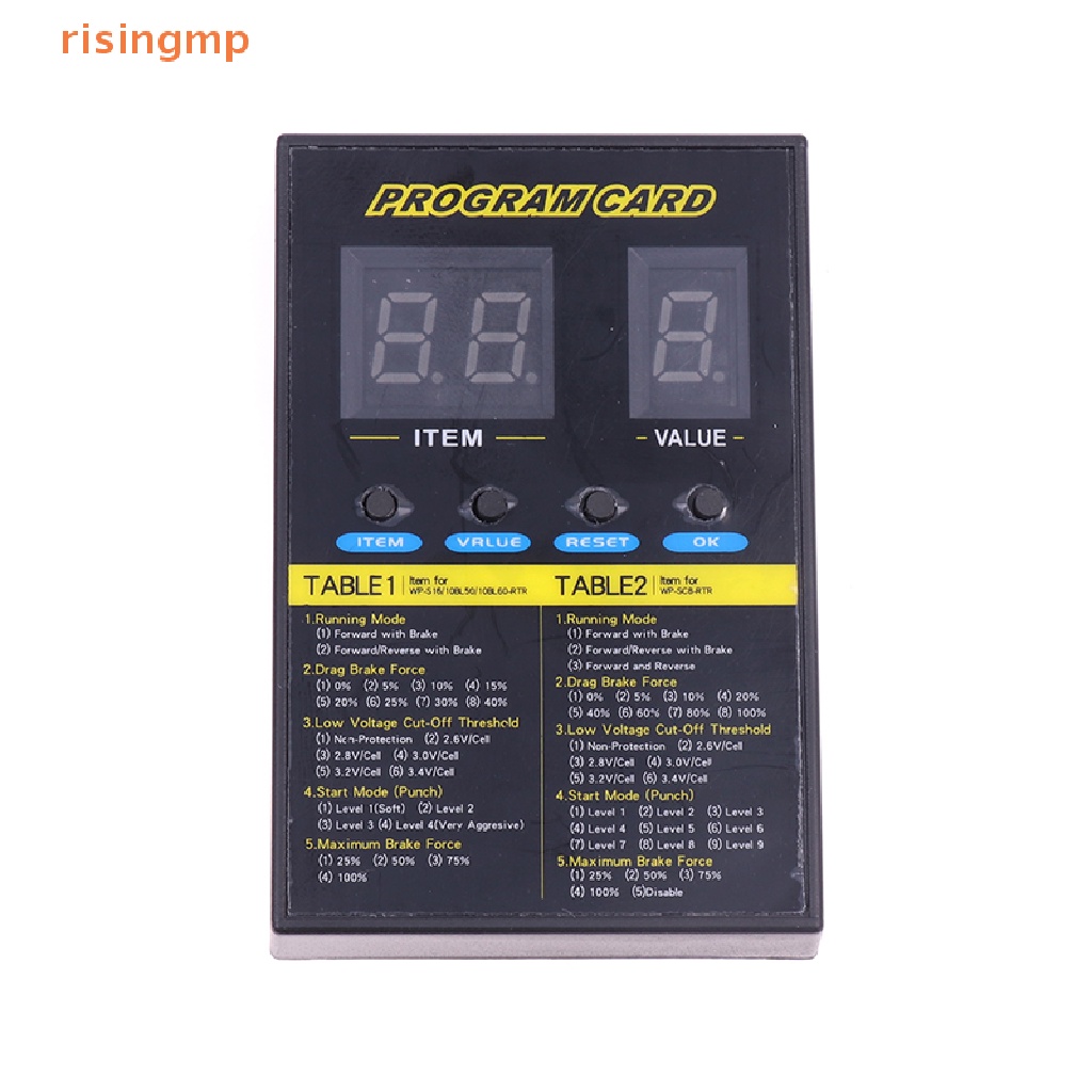 Thẻ Lập Trình Hobbywing RC Cho EZRUN and EZRUN SC8 ESC QuicRun WP Không Chổi Than
