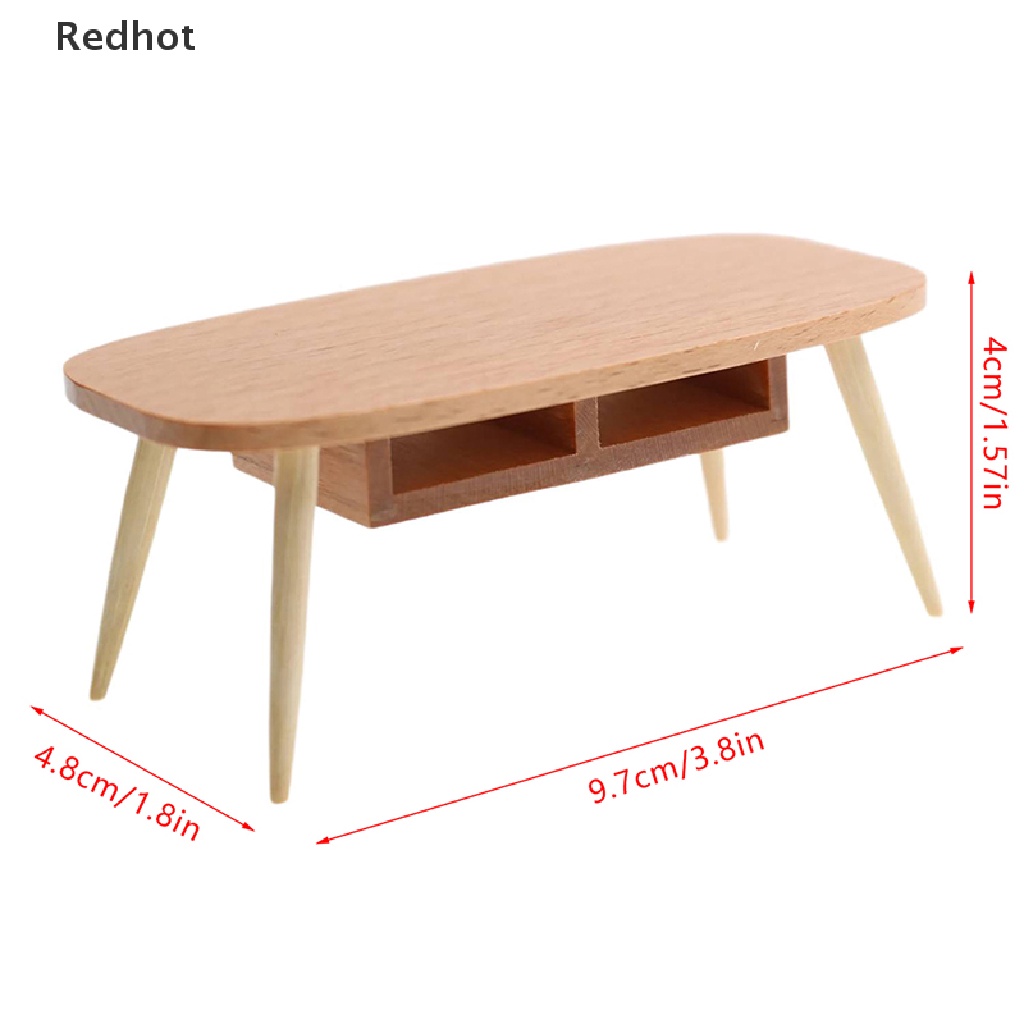 &lt; Redhot &gt; Mô Hình Bàn Cà Phê Trang Trí Nhà Búp Bê 1: 12