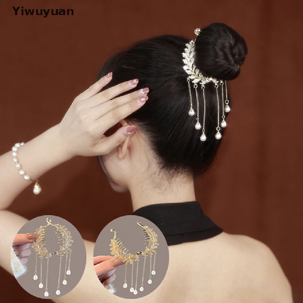 Kẹp Tóc Đính Ngọc Trai Thời Trang Cho Nữ