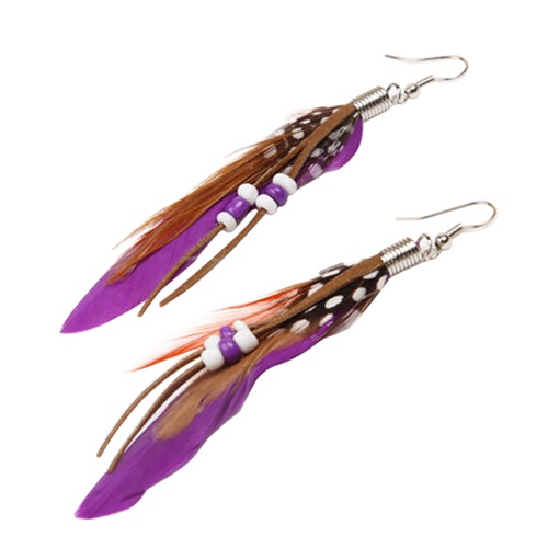 [Fairy4] Bông Tai Lông Ngỗng Handmade Sang Trọng Cho Nữ