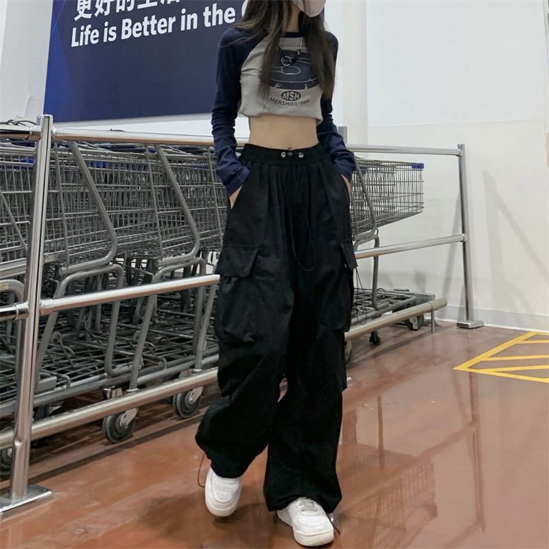 Quần Yếm Ống Rộng Phong Cách Hàn Quốc Thời Trang Cho Nữ