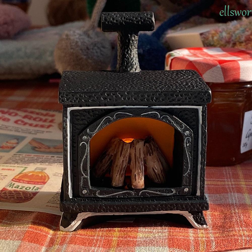 Đèn LED Trang Trí Phong Cảnh Giáng Sinh Bằng Nhựa Resin Dễ Thương DIY