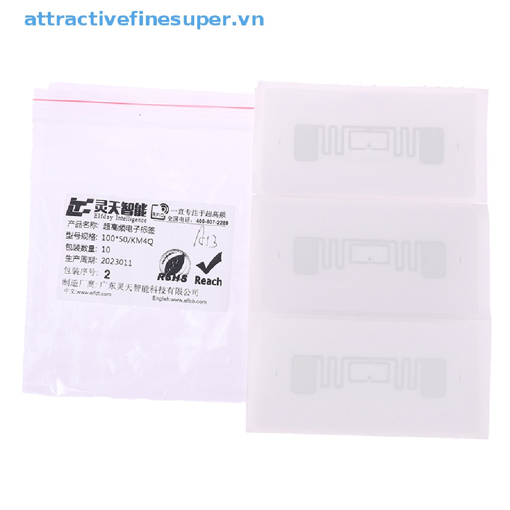 Set 10 Nhãn Dán KM4 / KM4Q / KU5 / U8 / U9 RFID Đa Năng Tiện Dụng