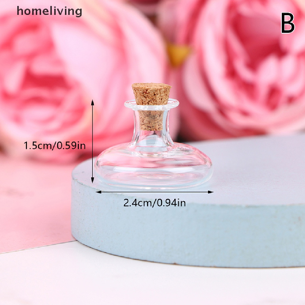 Lọ Thủy Tinh Đựng Kẹo Có Nút Bần Tỉ Lệ 1: 12 Trang Trí Nhà Búp Bê