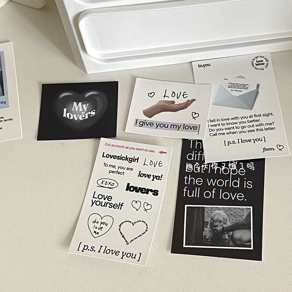 Miếng Dán Trang Trí Sổ Tay Chủ Đề Dễ Thương