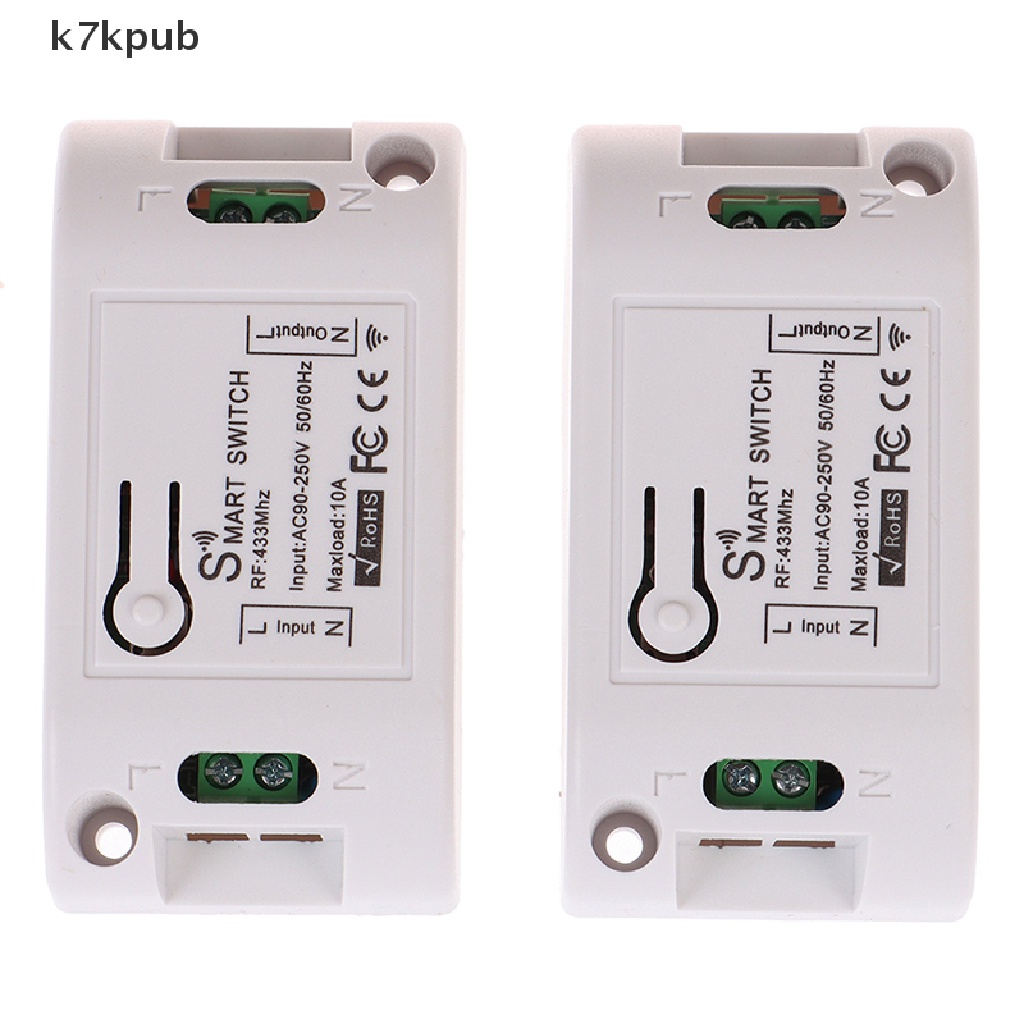[K7] 433 Mhz RF Smart Switch Wireless RF Receiver Timer Relay Phone Remote Control VN