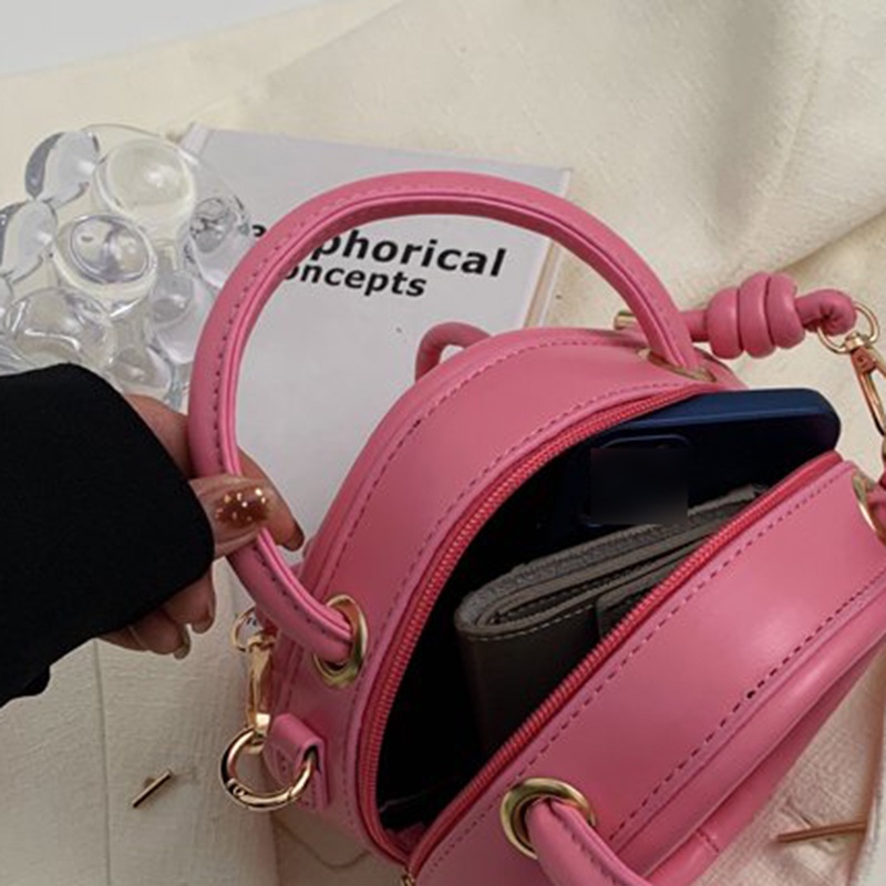 Túi Đeo Vai Hình Vuông Cỡ Nhỏ Màu Kẹo Ngọt Đơn Giản Thời Trang Cho Nữ