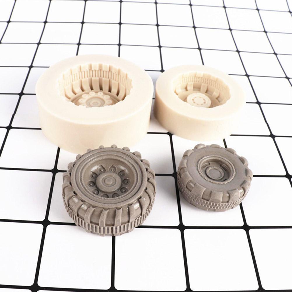 Khuôn Làm Bánh Bằng Silica Gel Hình Bánh Xe Độc Đáo DIY W6N8