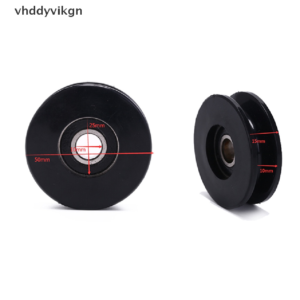 1 Bánh Xe Ròng Rọc Màu Đen 50mm Chống Mòn Dùng Để Tập gym Vn VN