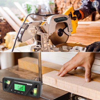 Magnetic Digital Angle Meter Absolute and Relative Measurement Angle and Slope Conversion Inclinometer Versatile Clinometer LCD Display with Backlight