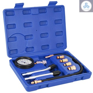 0–21 kg/cm³ 0–300 PSI Engine Cylinder Tester Kit Automotive Tool Gas-Cylinder Pressure Test with Air Gauge