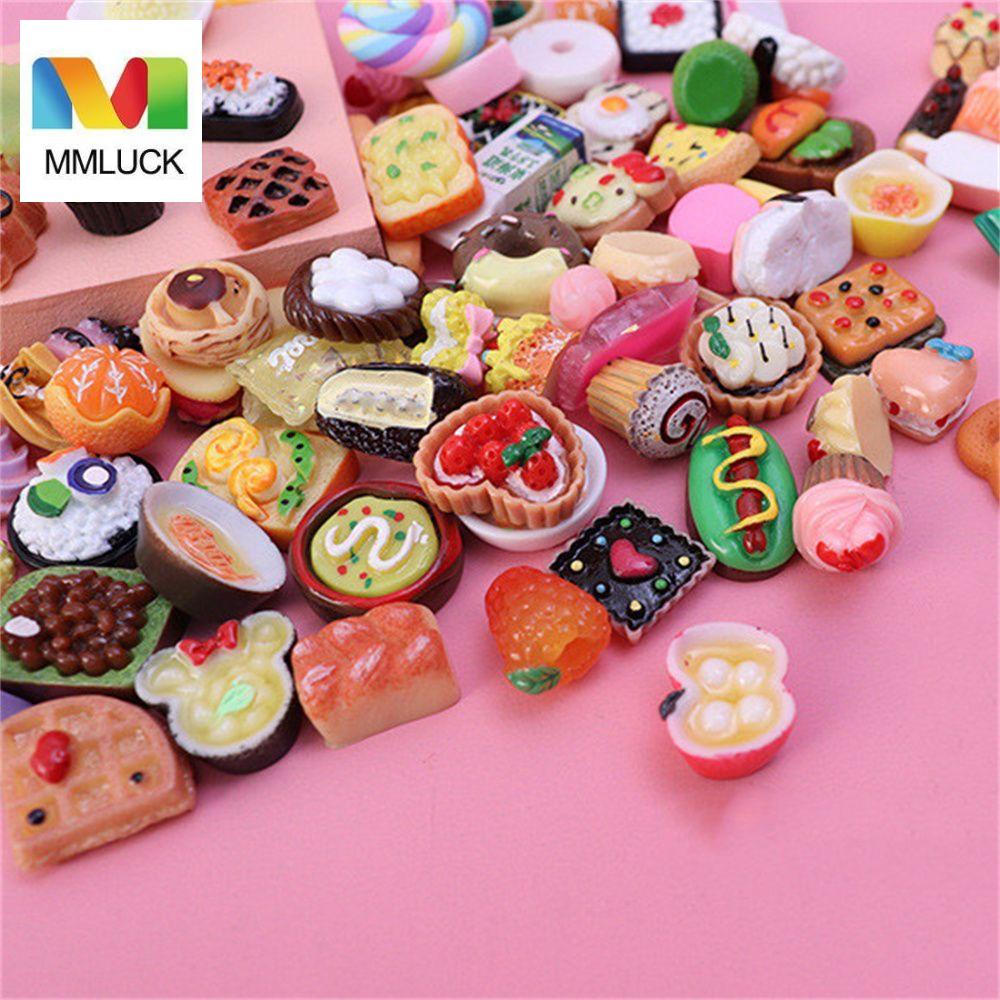 Set 10 mô hình thức ăn MMULCK tráng miệng mini cho nhà búp bê