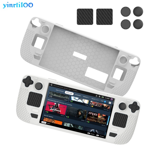 Bộ Ốp Bảo Vệ Bằng Silicon Chống Trượt Kèm Nắp Rocker Cho Máy Hấp Hơi Nước