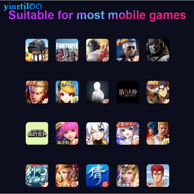 Tay Cầm Chơi Game Trên Điện Thoại Di Động Yinrti M1pro Kết Nối Bluetooth 5.0