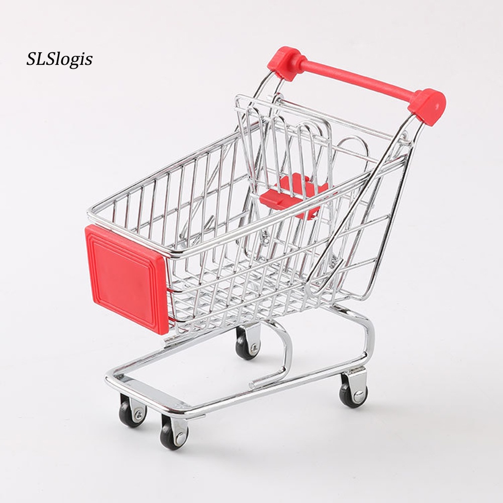 Xe Đẩy Siêu Thị Mini Đồ Chơi Dành Cho Chim Vẹt Chuột Hamster